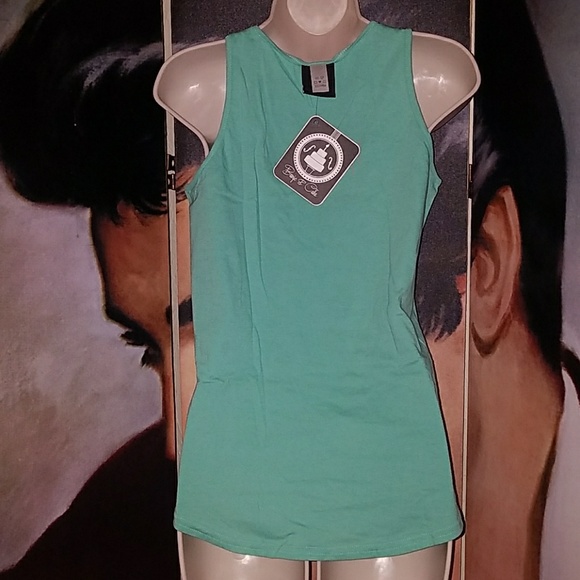 Too Fast by Banjo & Cake Blue Sacred Mystic Owl Feather Dream Catcher Tank Top - Picture 6 of 8